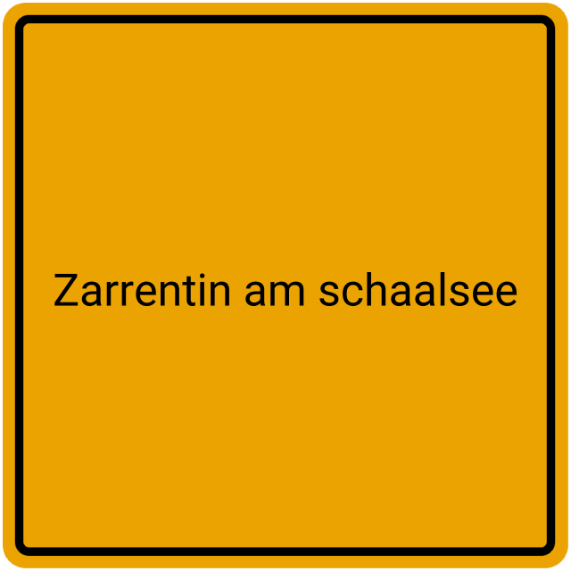 Meldebestätigung Zarrentin am Schaalsee